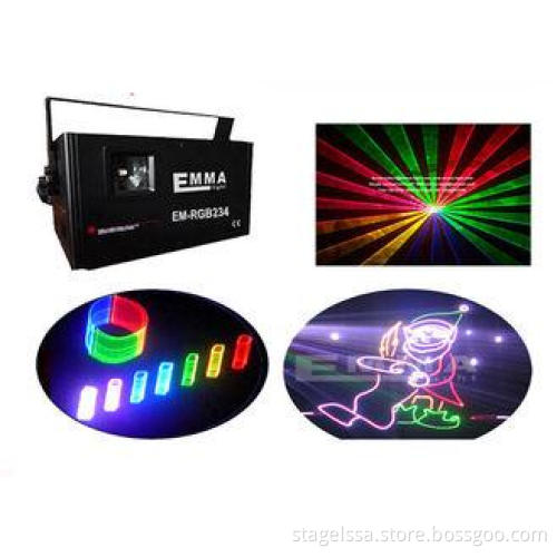 1.2w Laser 3d Party Light , Laser Projector Light For comp